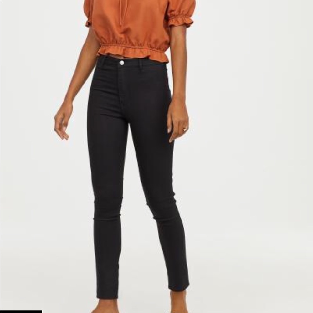H&M Basic Black High-Rise Skinny Jeans NWT